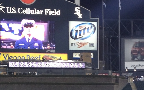 Local Coast Guard member recognized at Chicago White Sox game