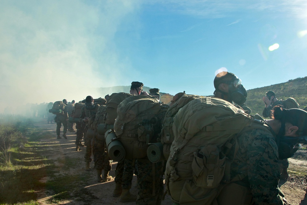 Marine Heavy Helicopter Squadron 465 Squadron Hike