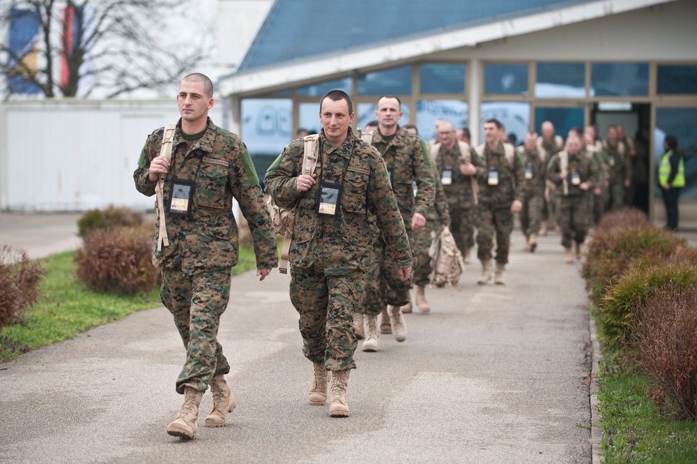 NATO HQ Sarajevo meets AF BiH deployers