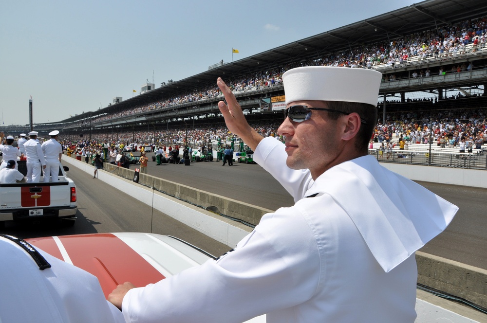 Sailors at the Indy 500