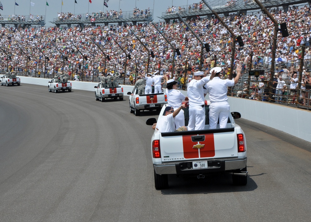 Sailors at the Indy 500