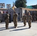 Alpha Company, 426th BSB change of command ceremony