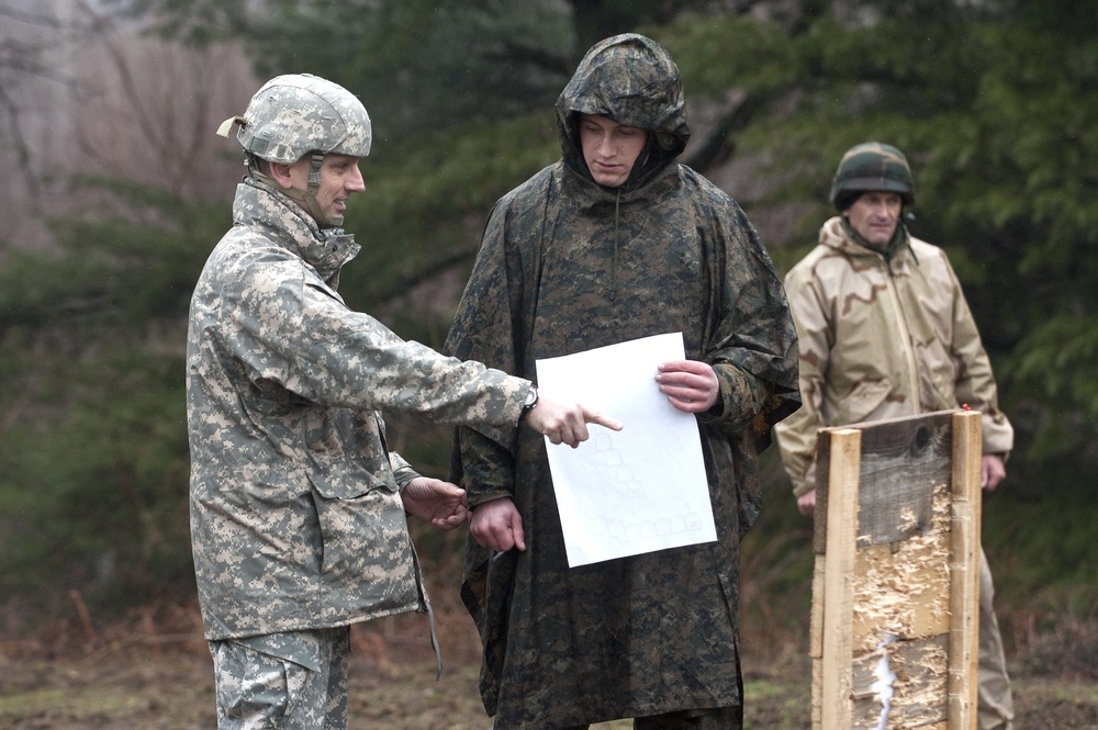 NATO HQ Sarajevo leadership visits Pazaric AFBiH firing range