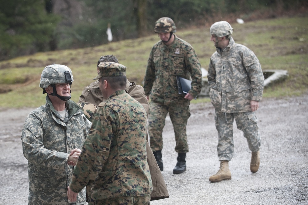 NATO HQ Sarajevo leadership visits Pazaric AFBiH firing range