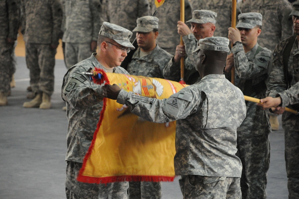 143rd CSSB assumes command in Kuwait
