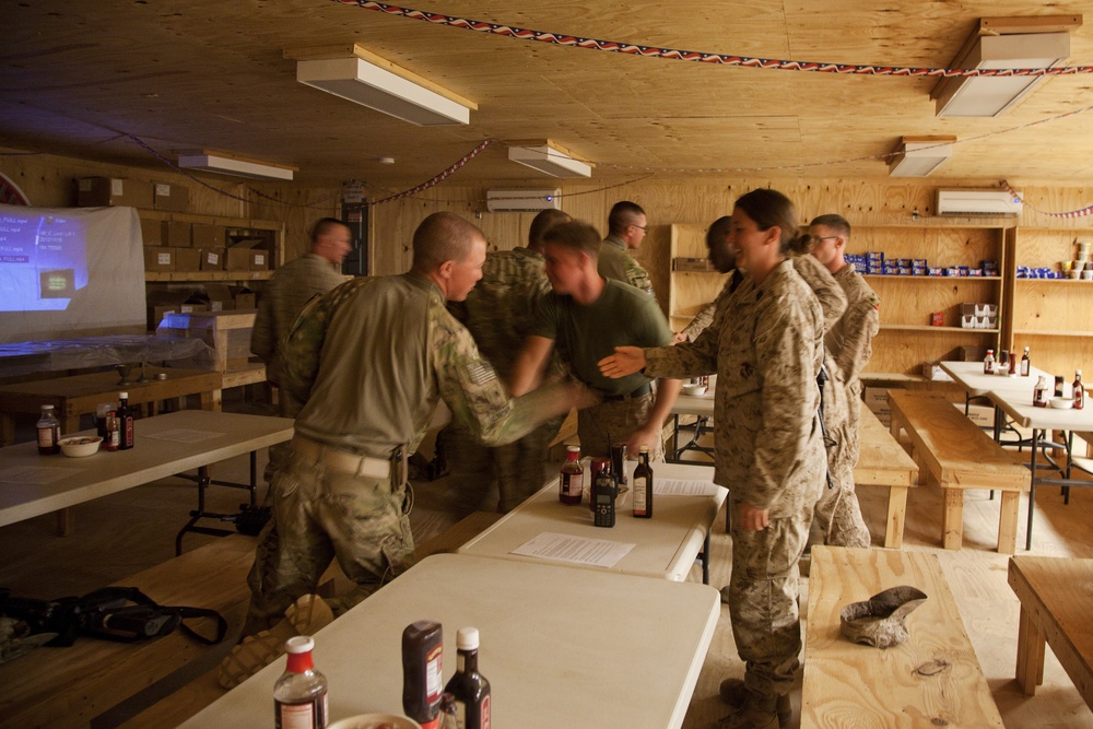 U.S. Navy chaplain provides religious services on FOB Payne