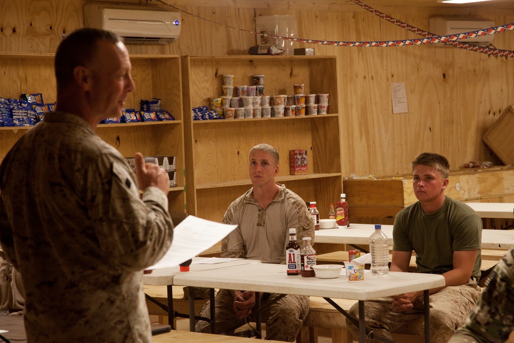 U.S. Navy chaplain provides religious services on FOB Payne