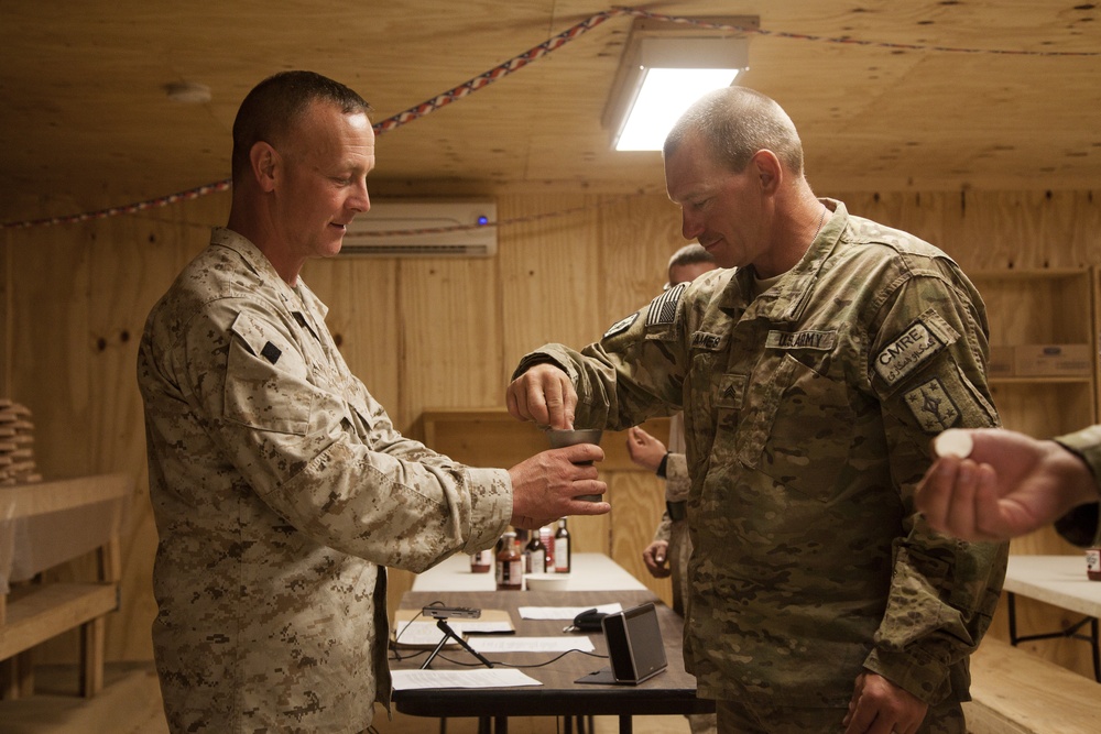 U.S. Navy chaplain provides religious services on FOB Payne