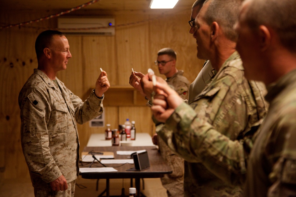 U.S. Navy chaplain provides religious services on FOB Payne