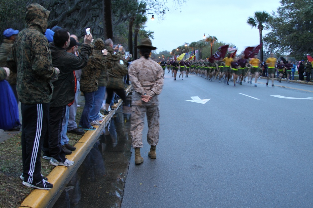 New York educators visit Parris Island