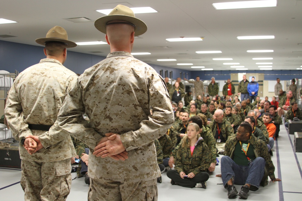 New York educators visit Parris Island