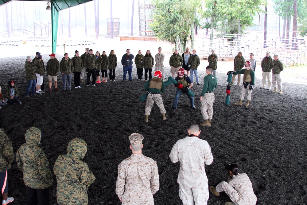 New York educators visit Parris Island