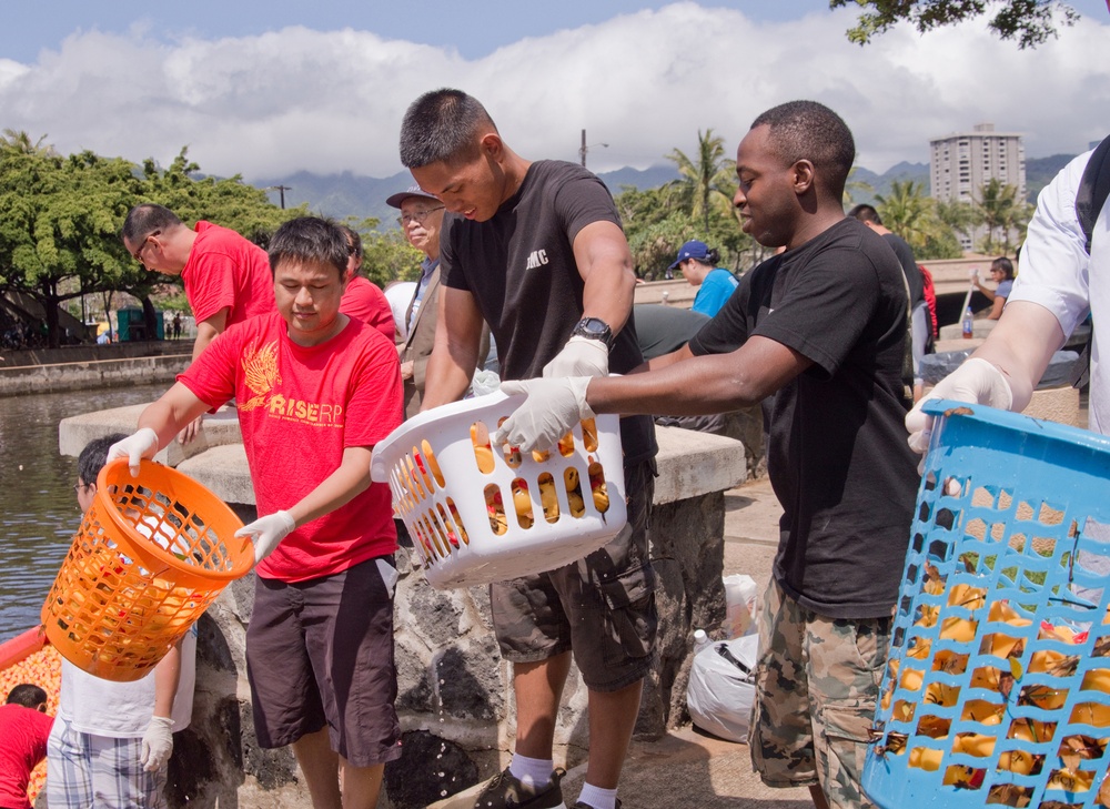 Who let the ducks out? United Cerebral Palsy Association of Hawaii hosts 26th annual Great Hawaiian Rubber Duckie Race