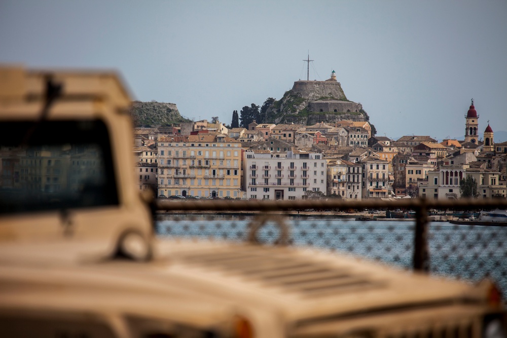 Corfu port visit