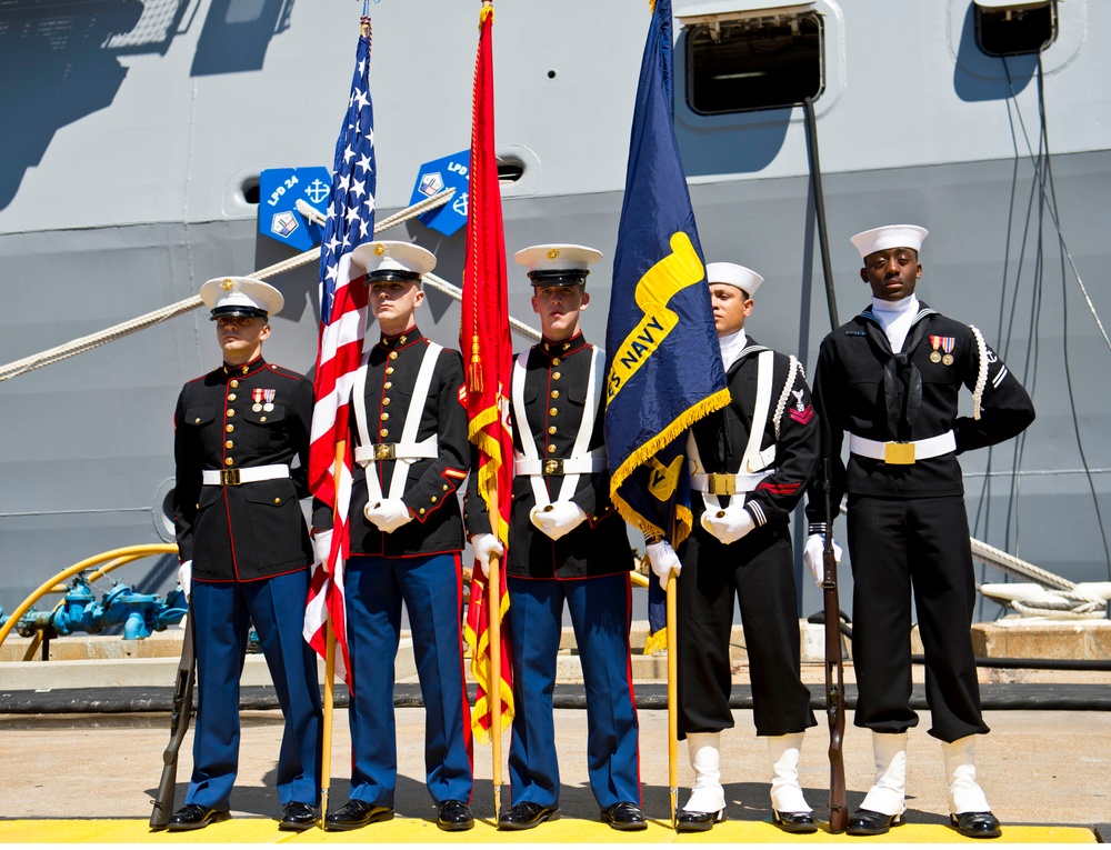 USS Arlington Commissioning Ceremony