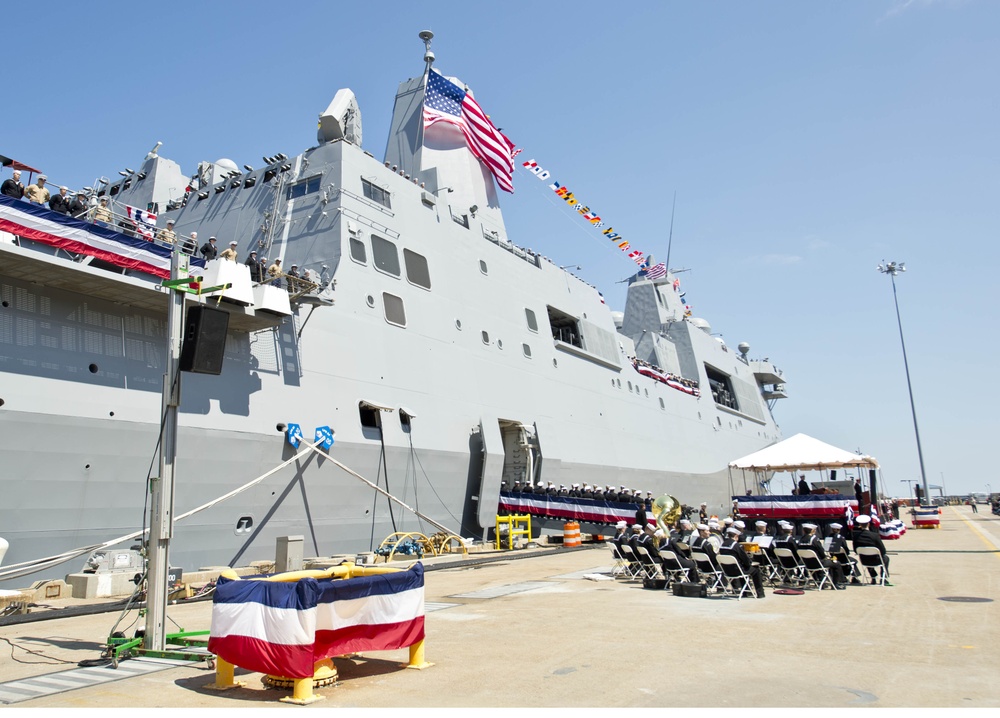USS Arlington Commissioning Ceremony