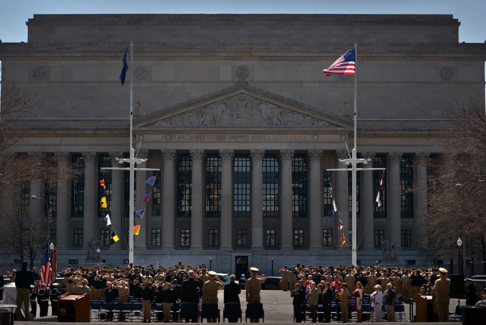 Chiefs celebrate birthday at Navy Memorial