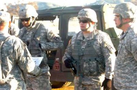 Trainers breifing during Operation Warrior Protector