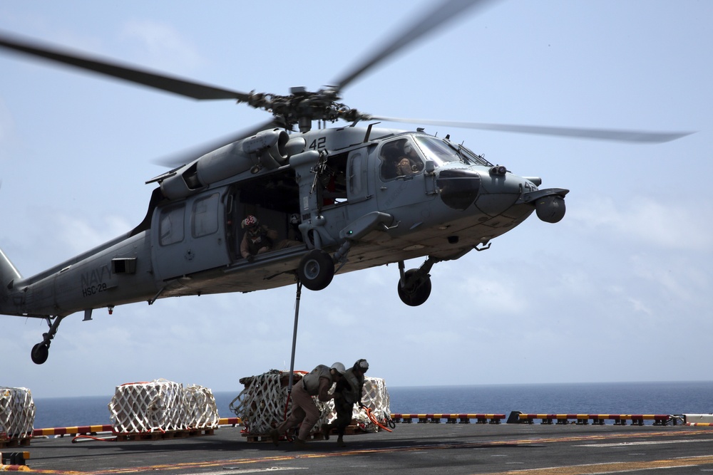 USS Kearsarge replenishment