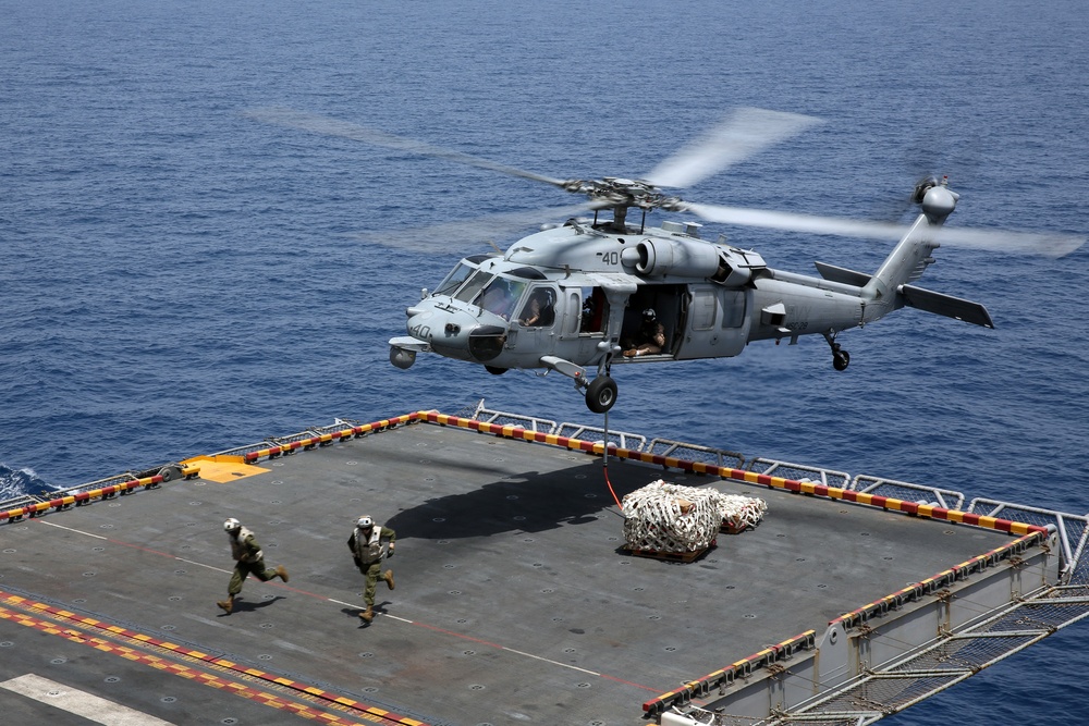 USS Kearsarge replenishment