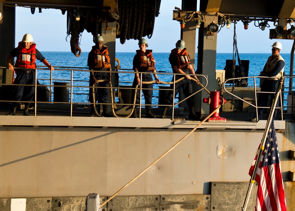 USS Tortuga operations