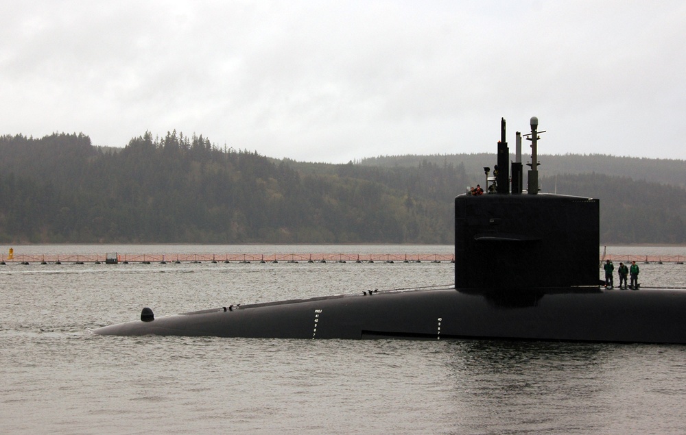 USS Louisiana returns from patrol