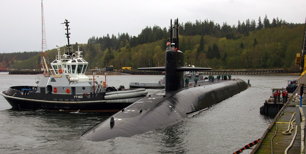 USS Louisiana returns from patrol