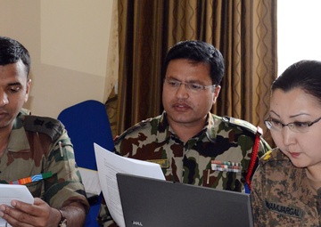 Indian officer conducts peacekeeping exercise before South Sudan mission
