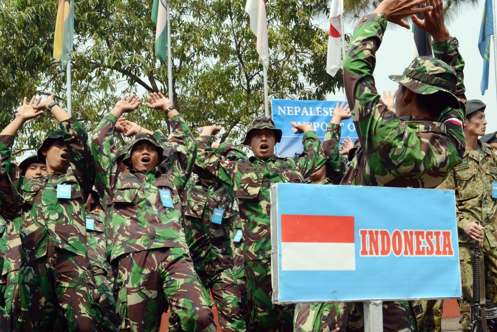 Indonesian soldiers bring 'Yell Yell' motivation to Shanti Prayas-2