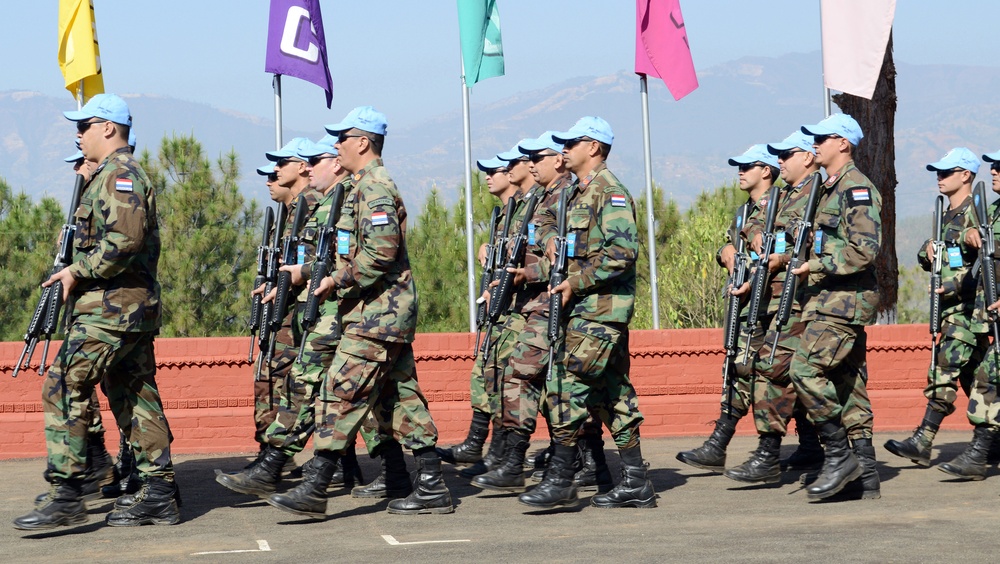 Paraguayan soldiers prepare for UN mission at Shanti Prayas-2