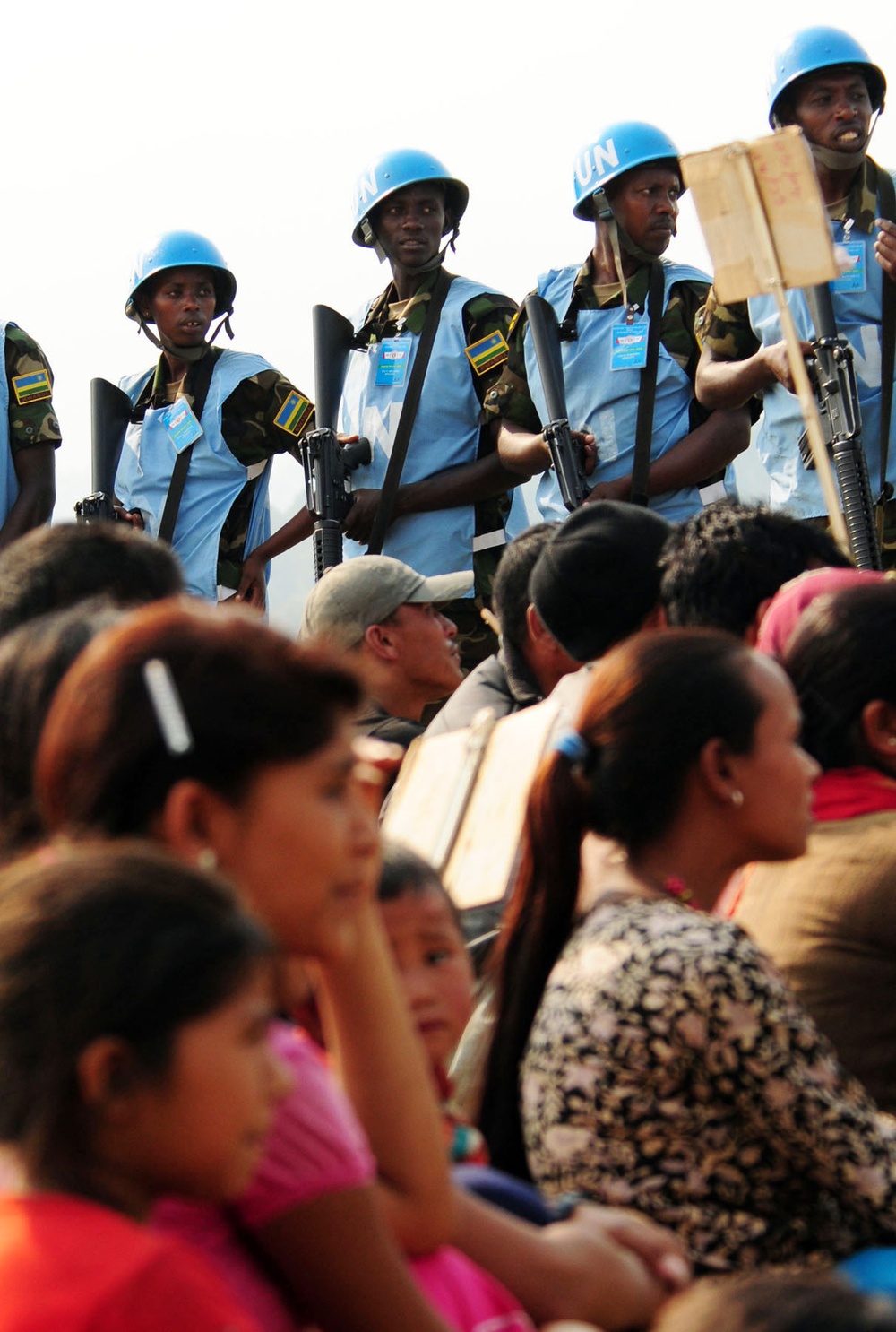 Rwandan soldiers practice peacekeeping skills at Shanti Prayas-2