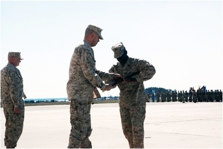 MAG-26 welcomes new sergeant major