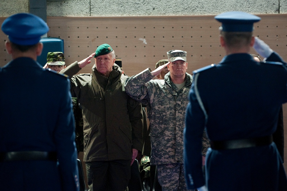 Lord attends AFBiH transfer of authority