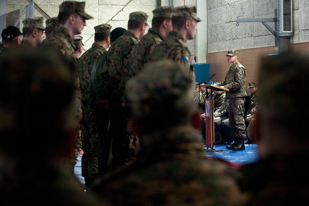 Lord attends AFBiH transfer of authority