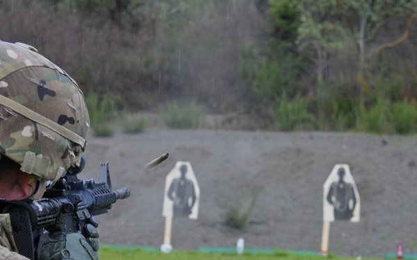Retired police officers teach marksmanship to CID agents