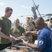 USS Peleliu steel beach picnic