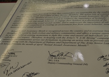 2nd Infantry Division proclaims dedication to preventing sexual assault