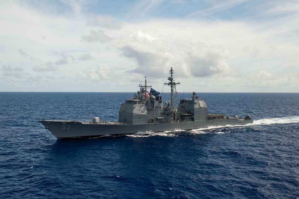 USS Mobile Bay operations