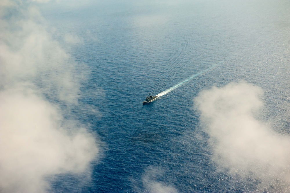 USS Mobile Bay operations