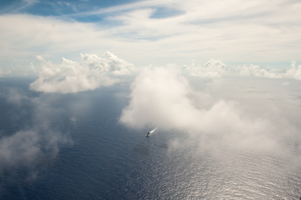 USS Mobile Bay operations