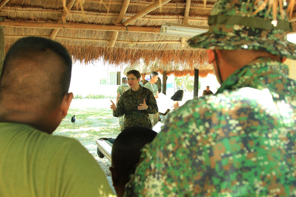 US Marine Corps chaplain visits Philippine, US forces at Camp O'Donnell