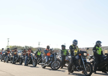 Gladiators conduct Motorcycle Mentorship ride