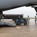 Army, Air National Guard members load HC-60 Black Hawk on board a C-17