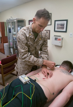 K-Bay Marines reap benefits from acupuncture in pinpoint solution