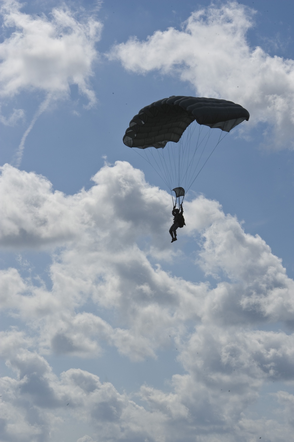 First military personnel free fall from C-145A