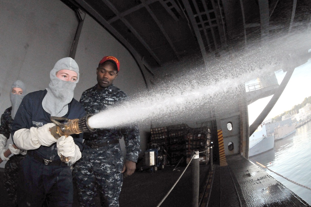 General quarters drill