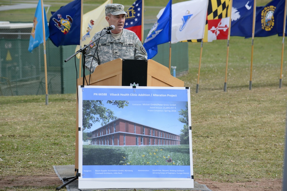 Vilseck health clinic groundbreaking