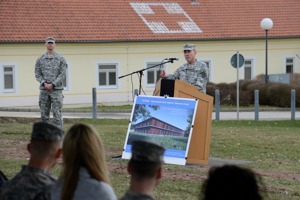 Vilseck health clinic groundbreaking