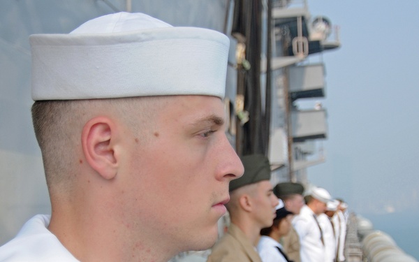 Entering port: Hong Kong