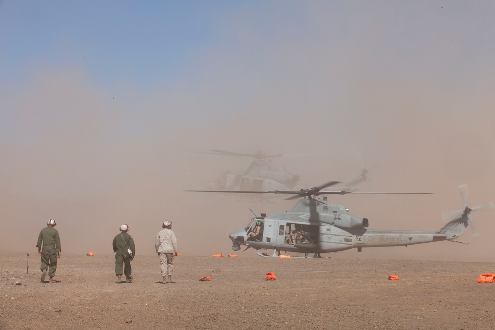 UH-1Y Aerial Operations at WTI